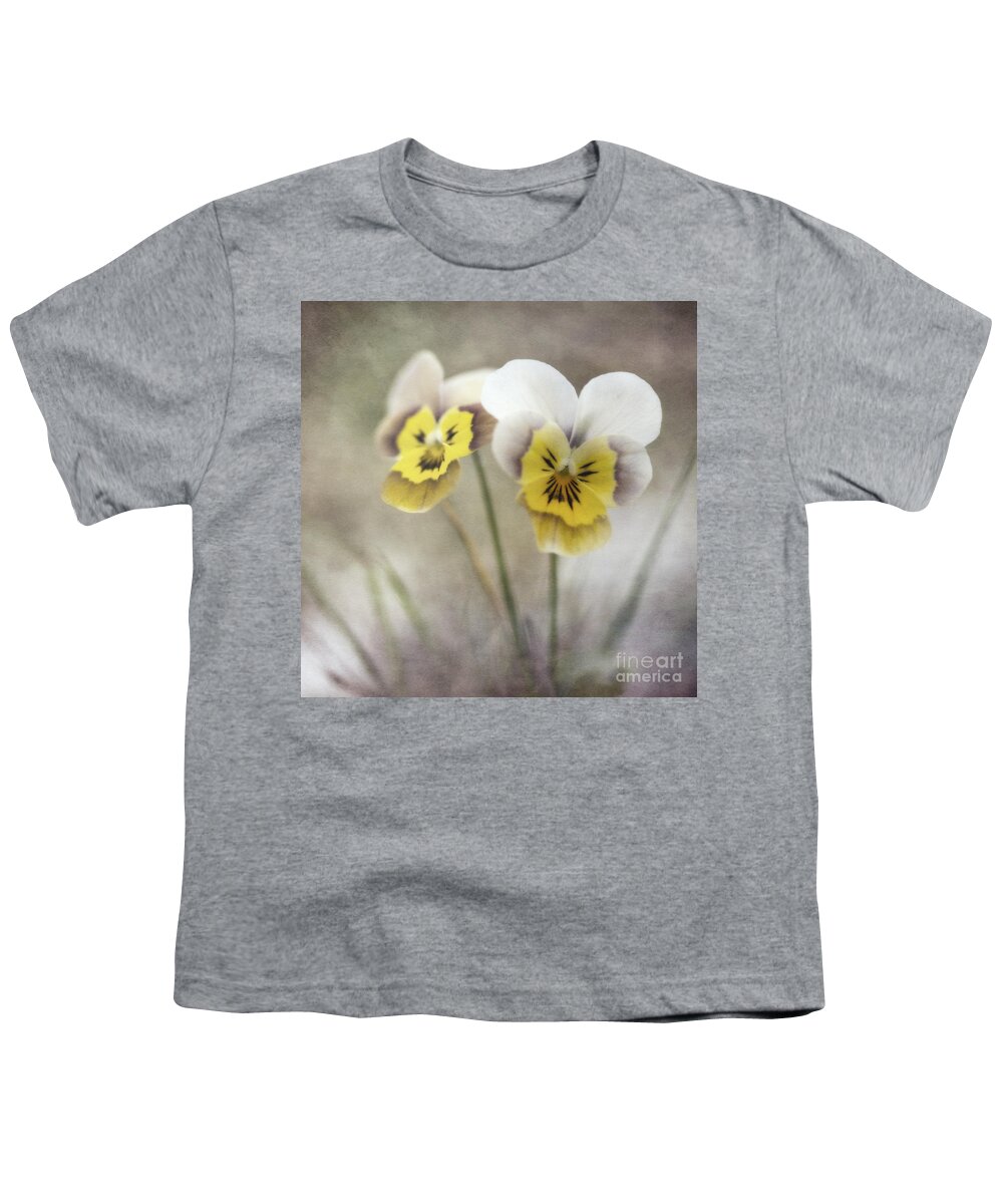 Pansy Youth T-Shirt featuring the photograph Growing Wild by Priska Wettstein