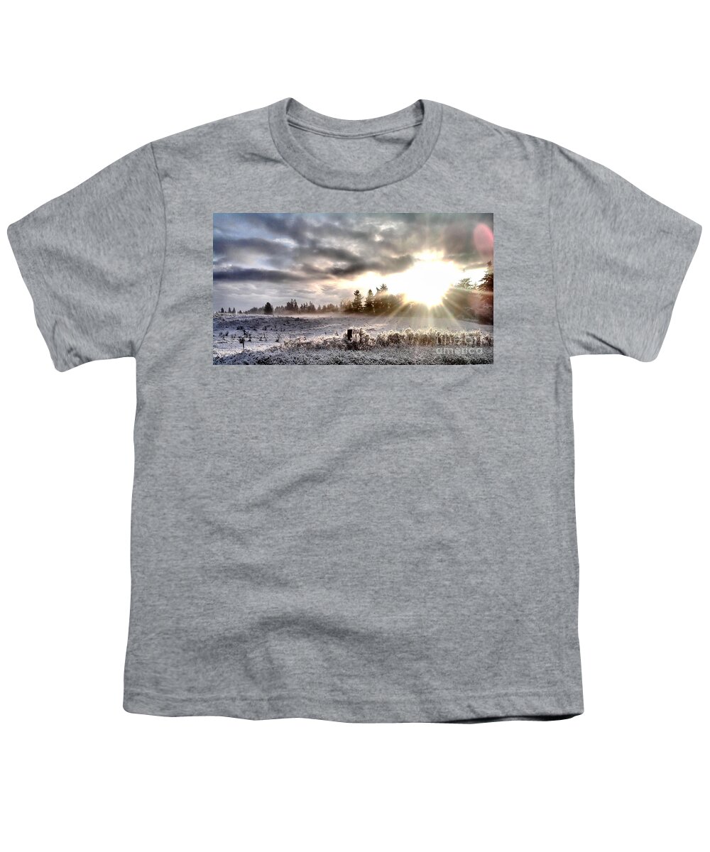Landscape Youth T-Shirt featuring the photograph Hope - landscape version by Rory Siegel