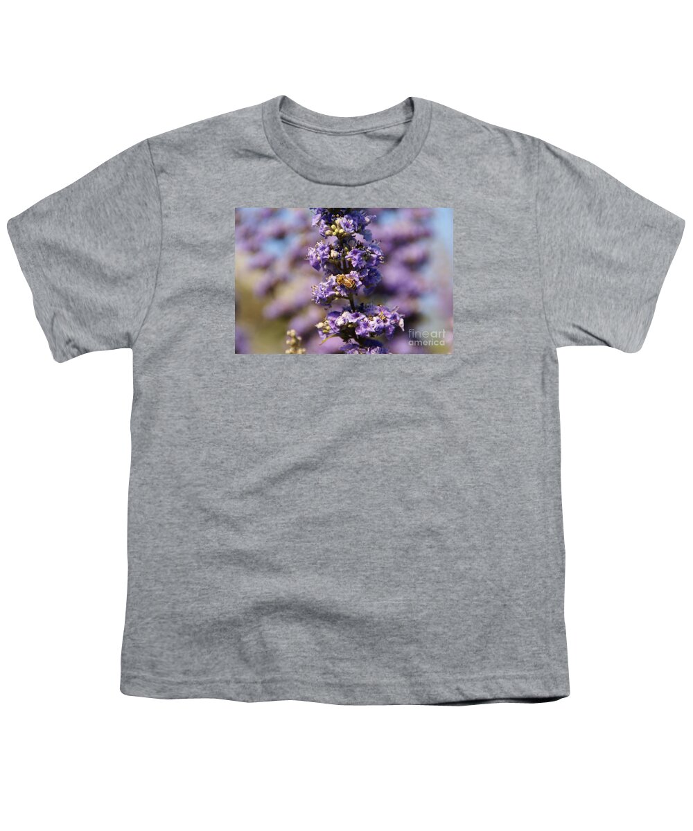 Flower Youth T-Shirt featuring the photograph Love From Anna by Linda Shafer