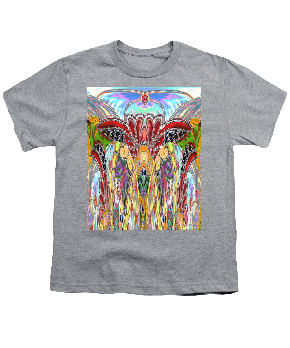 Elephant Youth T-Shirt featuring the digital art Magic Elephant by Alec Drake