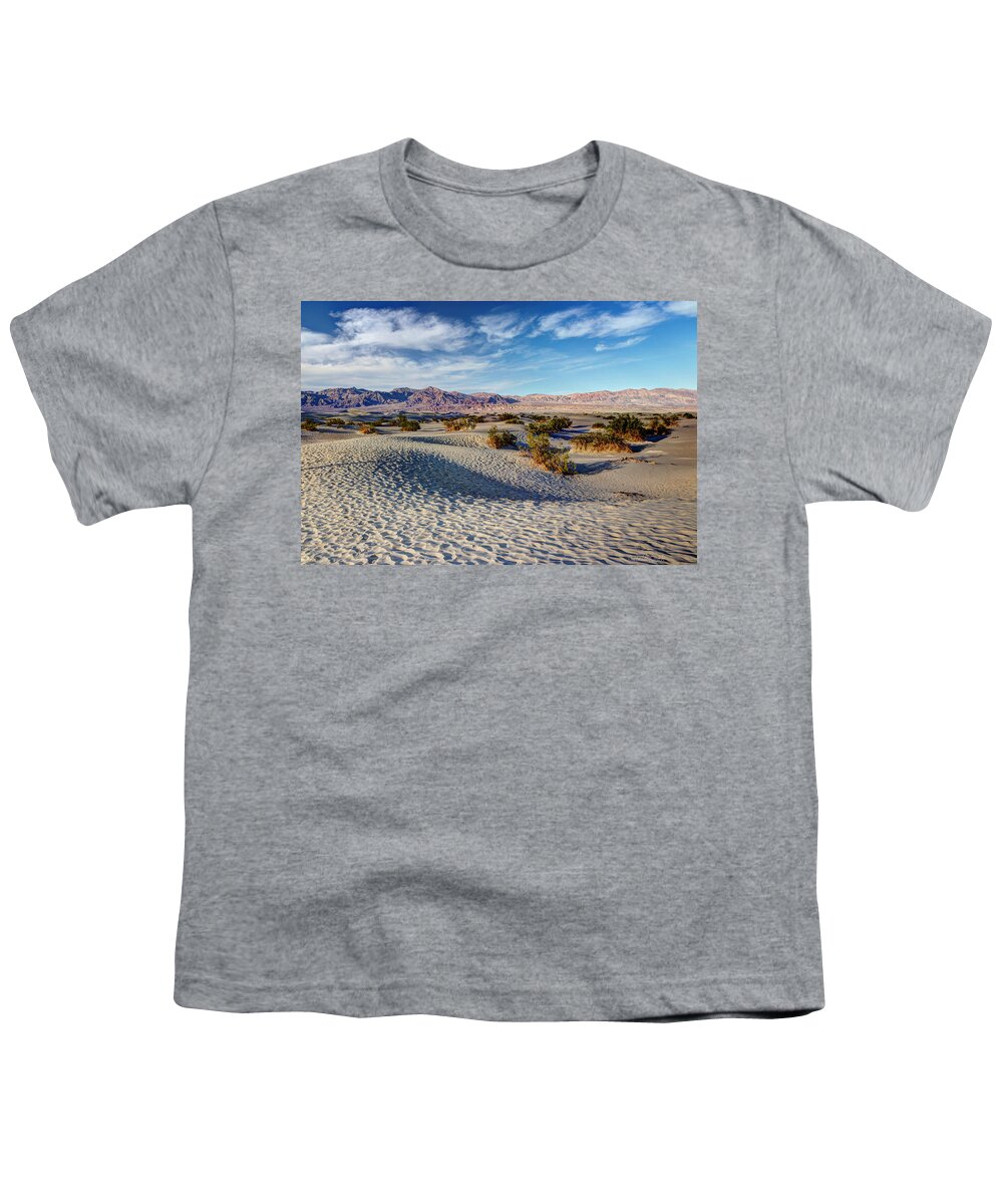 American Youth T-Shirt featuring the photograph Mesquite Flat Dunes by Heidi Smith