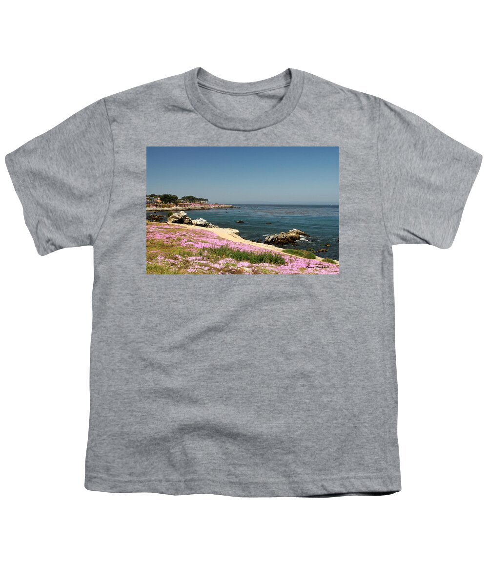 Monterey Youth T-Shirt featuring the photograph Monterey Bay by Donna Blackhall