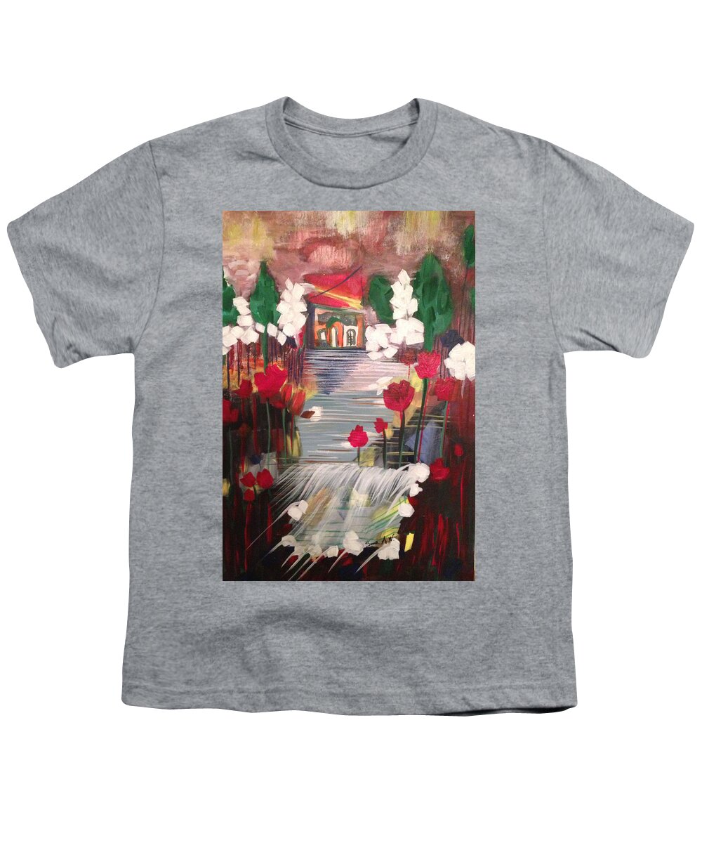 Abstract Youth T-Shirt featuring the painting My dream Home by Sima Amid Wewetzer