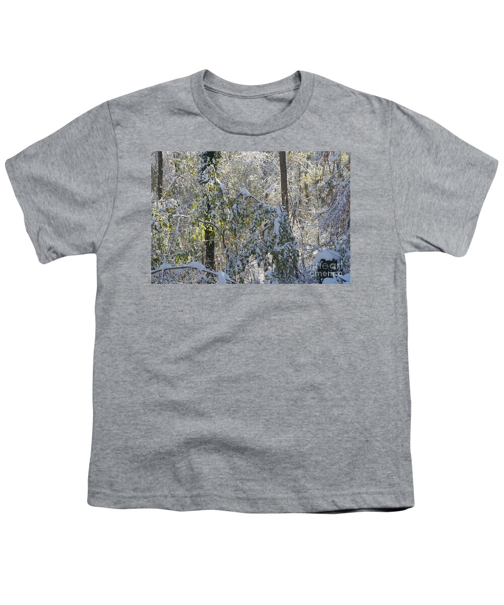 Landscape Youth T-Shirt featuring the photograph Onset Of Winter 2 by Rudi Prott