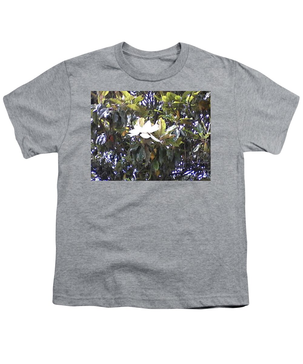 Spring Flowers Youth T-Shirt featuring the photograph Springtime Magnolia by Suzanne Berthier
