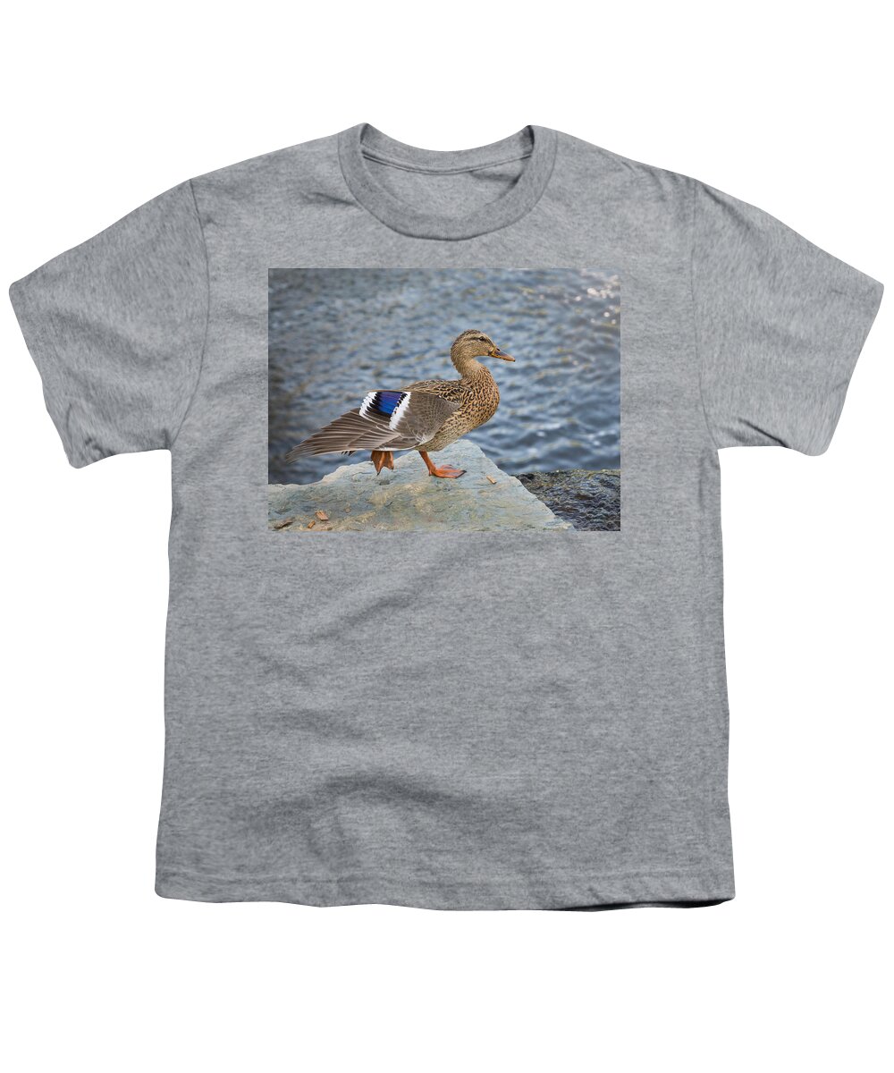 Duck Youth T-Shirt featuring the photograph Stylin Duck by Bill Pevlor