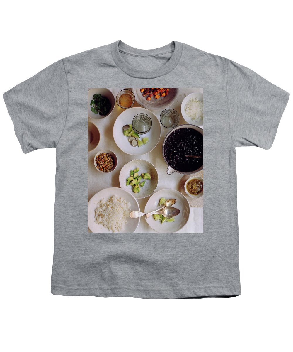 Fruits Youth T-Shirt featuring the photograph Vegetarian Dishes by Romulo Yanes