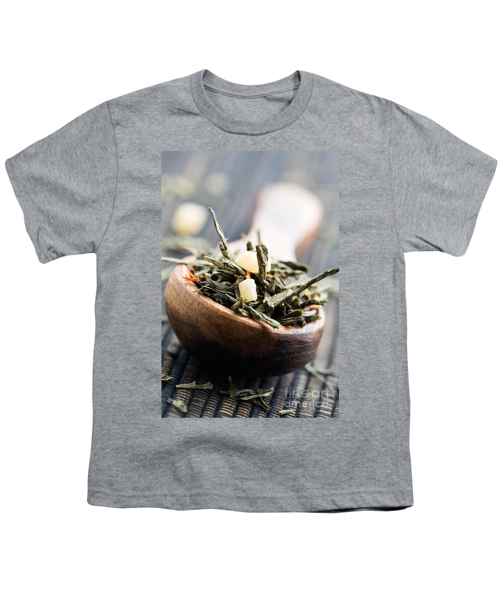 Aroma Youth T-Shirt featuring the photograph Green tea #1 by Kati Finell
