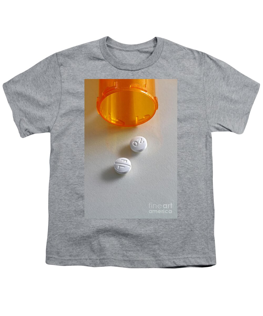Lexapro Youth T-Shirt featuring the photograph Lexapro by Photo Researchers, Inc.