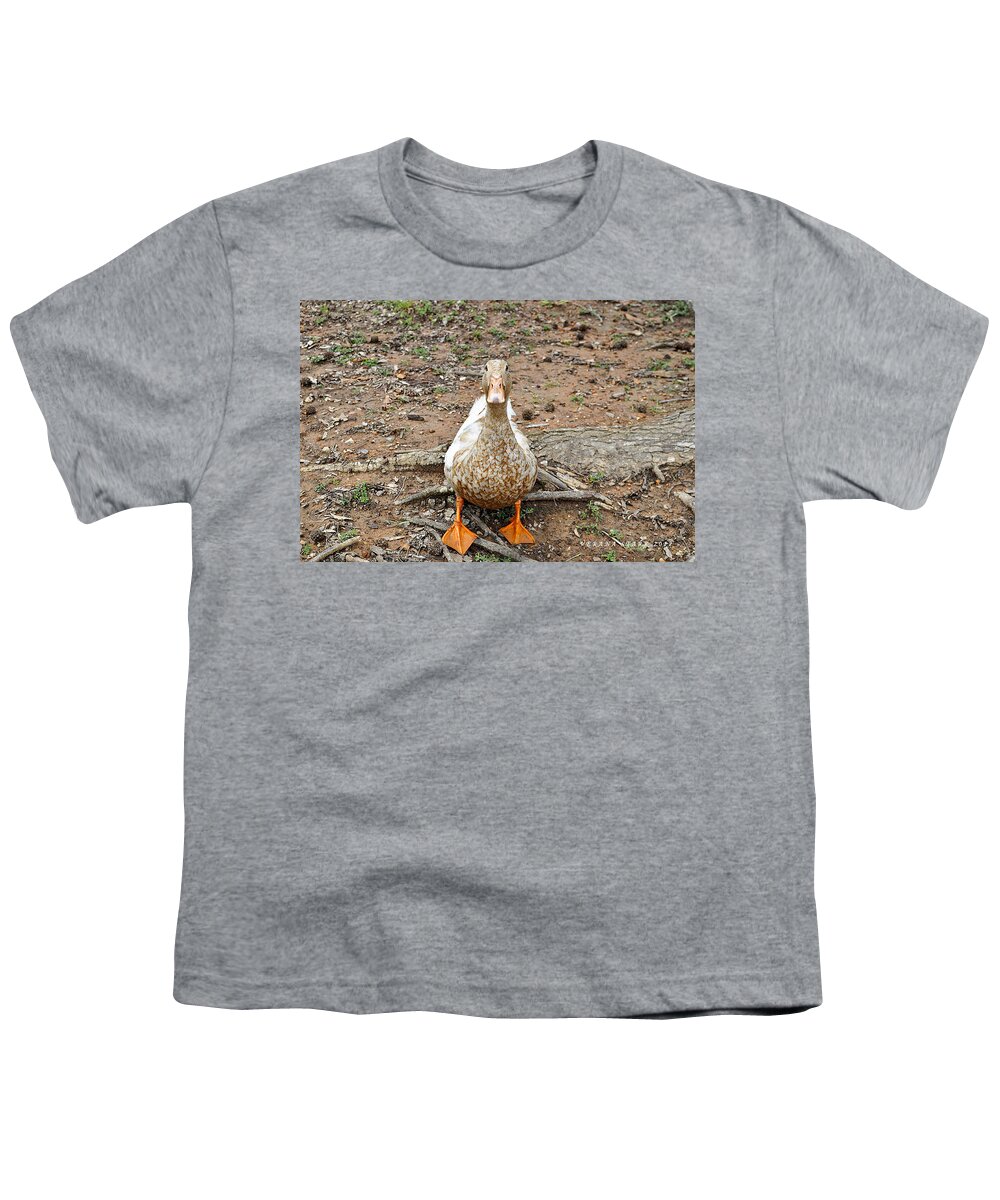 Duck Youth T-Shirt featuring the photograph Portrait of an Alabama Duck by Verana Stark