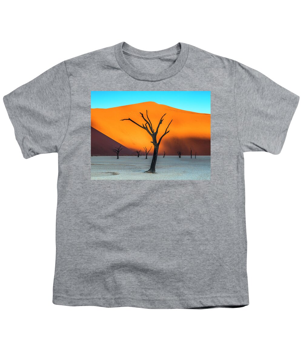 Deadvlei Youth T-Shirt featuring the photograph Beauty lives forever. #2 by Usha Peddamatham