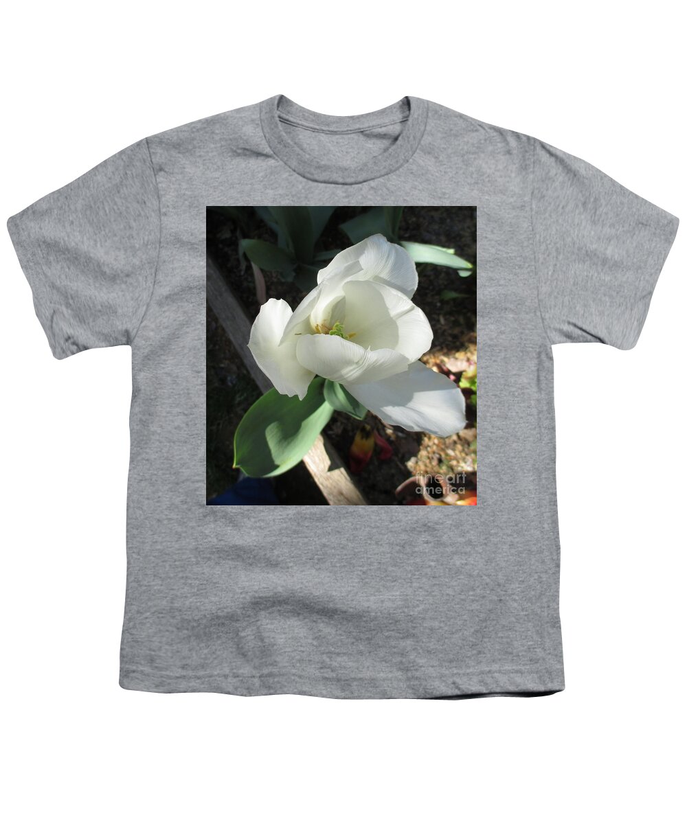 Flower Youth T-Shirt featuring the photograph Come a little bit closer #1 by Marie Neder