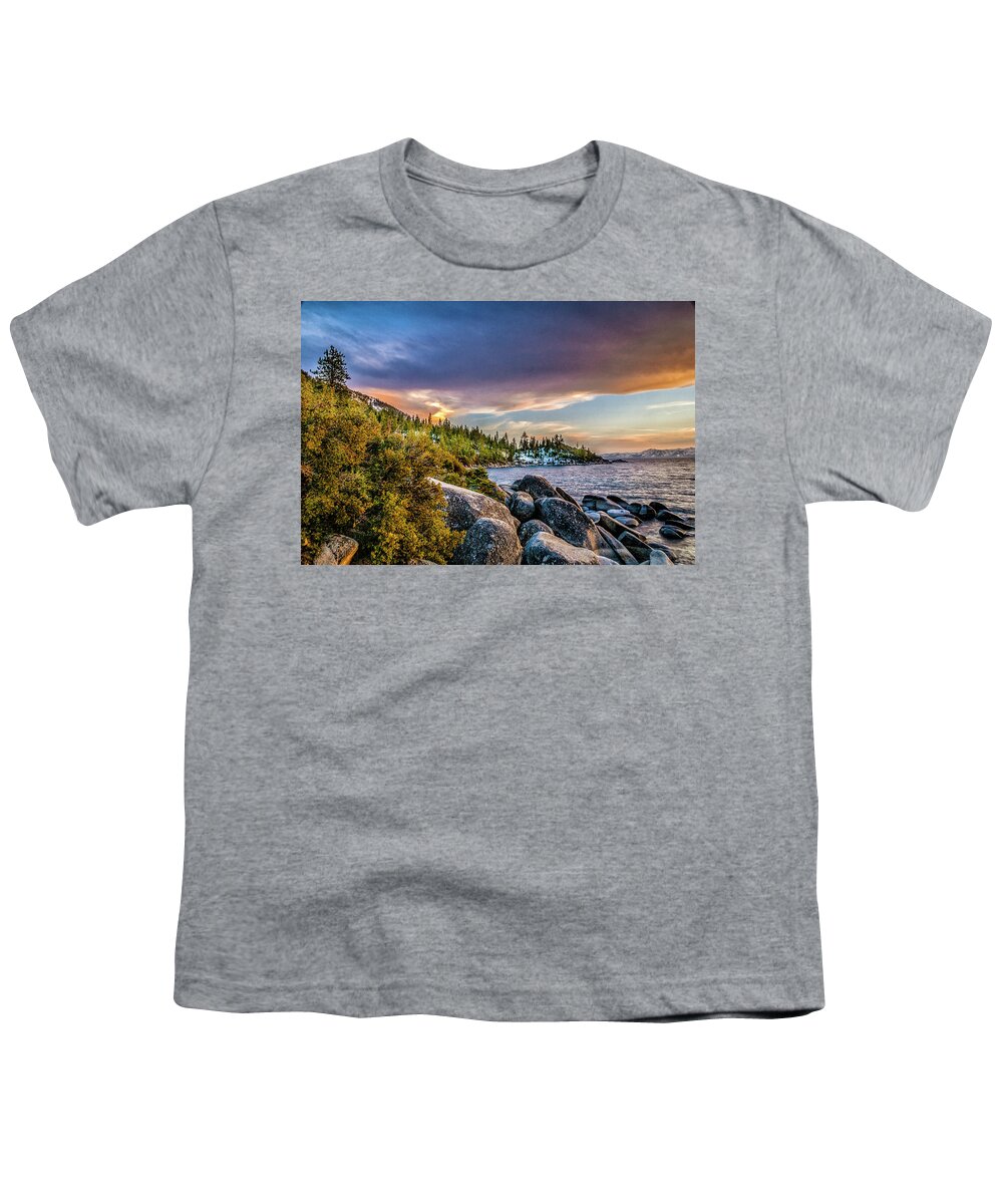 California Youth T-Shirt featuring the photograph Lake Tahoe #1 by Donald Pash