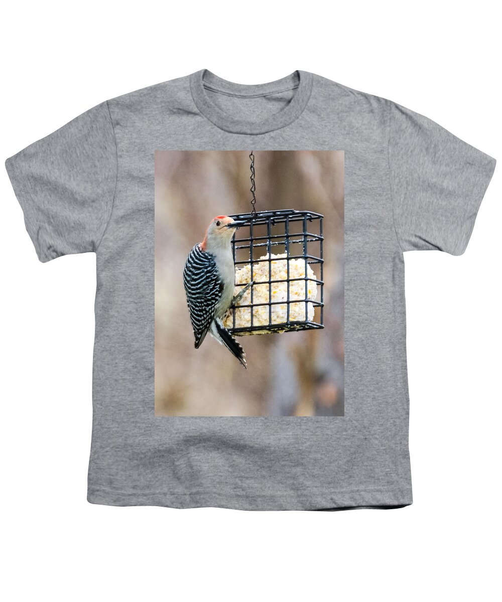 Woodpecker Youth T-Shirt featuring the photograph Red - Bellied Woodpecker #2 by Holden The Moment