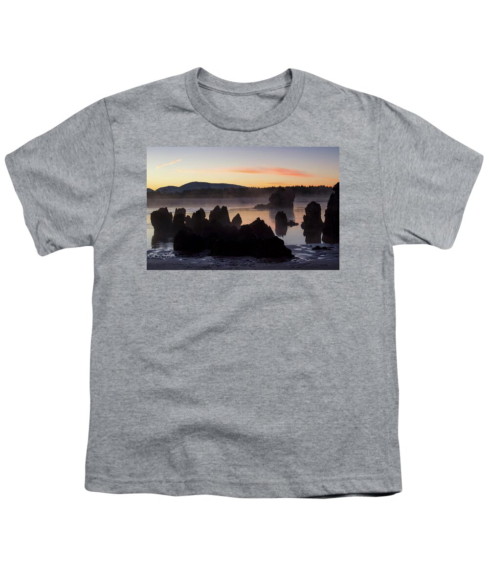 Sunrise Youth T-Shirt featuring the photograph Sunrise over Isla Playa, Spain #1 by Shirley Mitchell