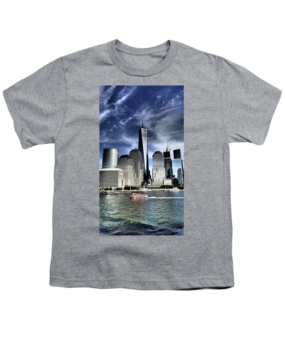 Dramatic Youth T-Shirt featuring the photograph Dramatic New York City #2 by Susan Jensen