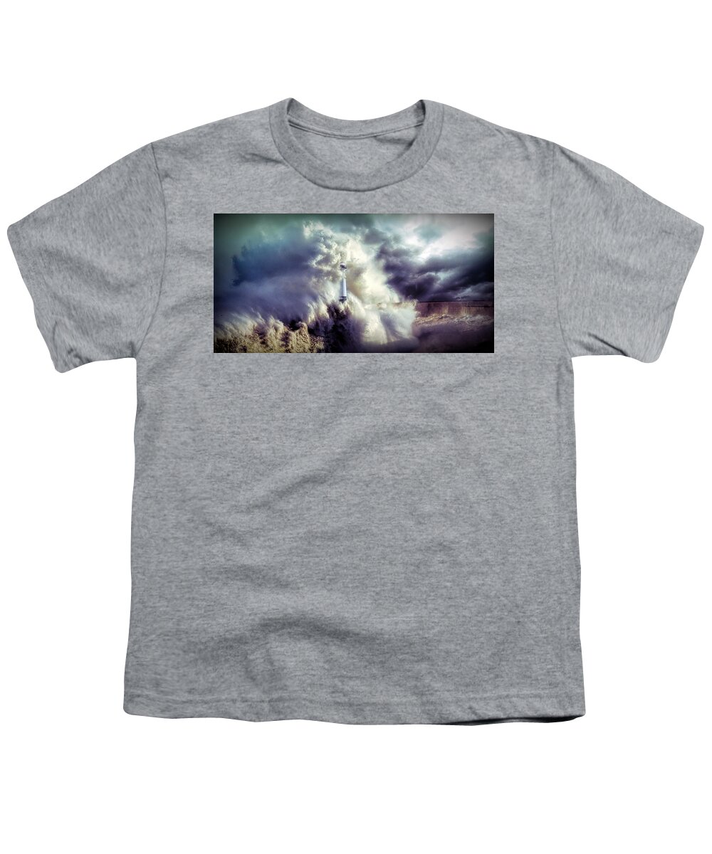 Storm Youth T-Shirt featuring the photograph The perfect storm #2 by Lilia S