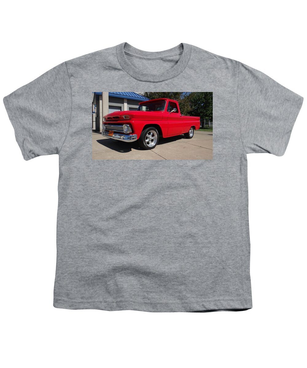 Chevrolet C10 Youth T-Shirt featuring the photograph Chevrolet C10 #4 by Jackie Russo