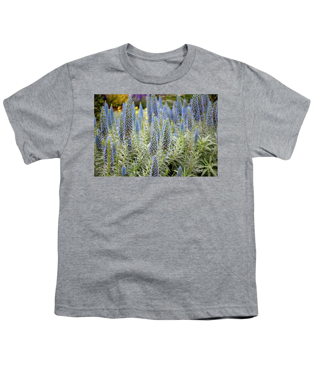Echium Candicans Youth T-Shirt featuring the photograph Select Blue Pride-of-Madeira #4 by Anthony Totah
