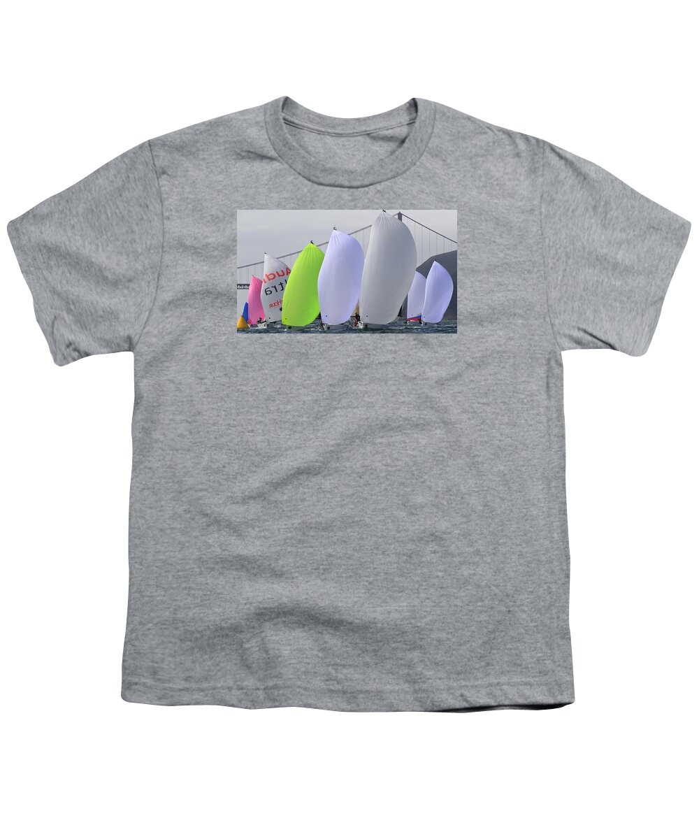 Oracle Youth T-Shirt featuring the photograph Bay Colors #50 by Steven Lapkin