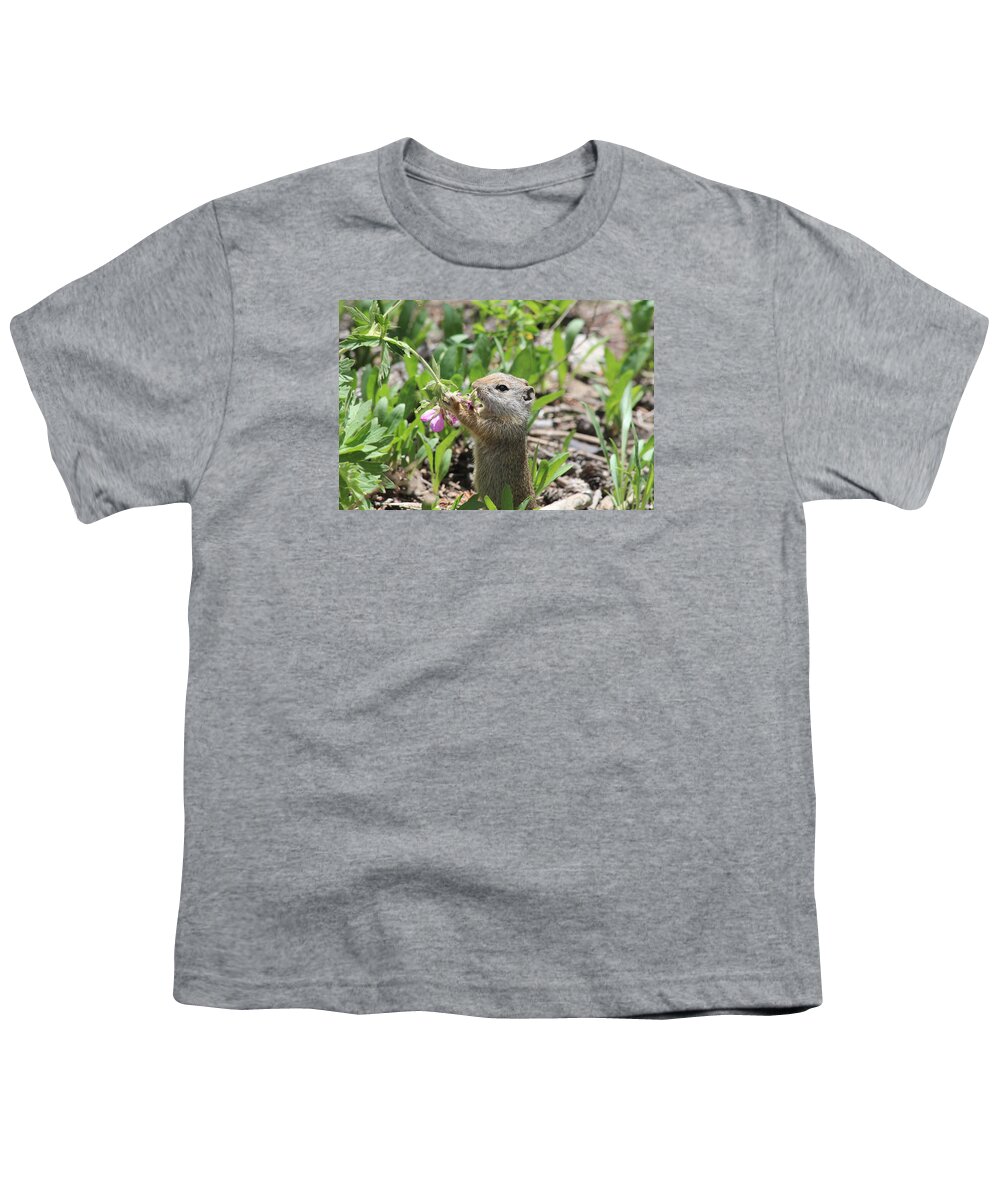Nature Youth T-Shirt featuring the photograph A Flower For You by Breanna Nightwing
