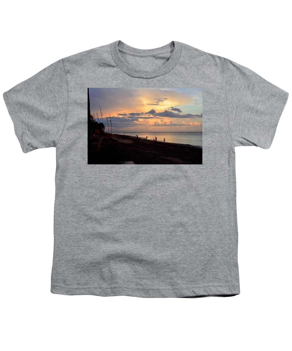 Clouds Youth T-Shirt featuring the photograph A Little Ray of Sunshine by Carol Bradley