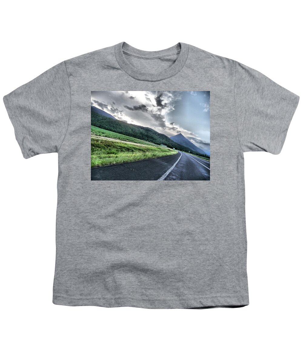 Landscape Youth T-Shirt featuring the photograph A road to Cairns by Michael Blaine
