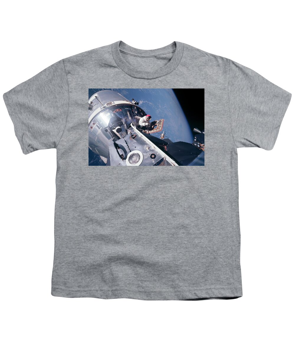 Apollo 9 Youth T-Shirt featuring the photograph Apollo 9 by Peter Chilelli