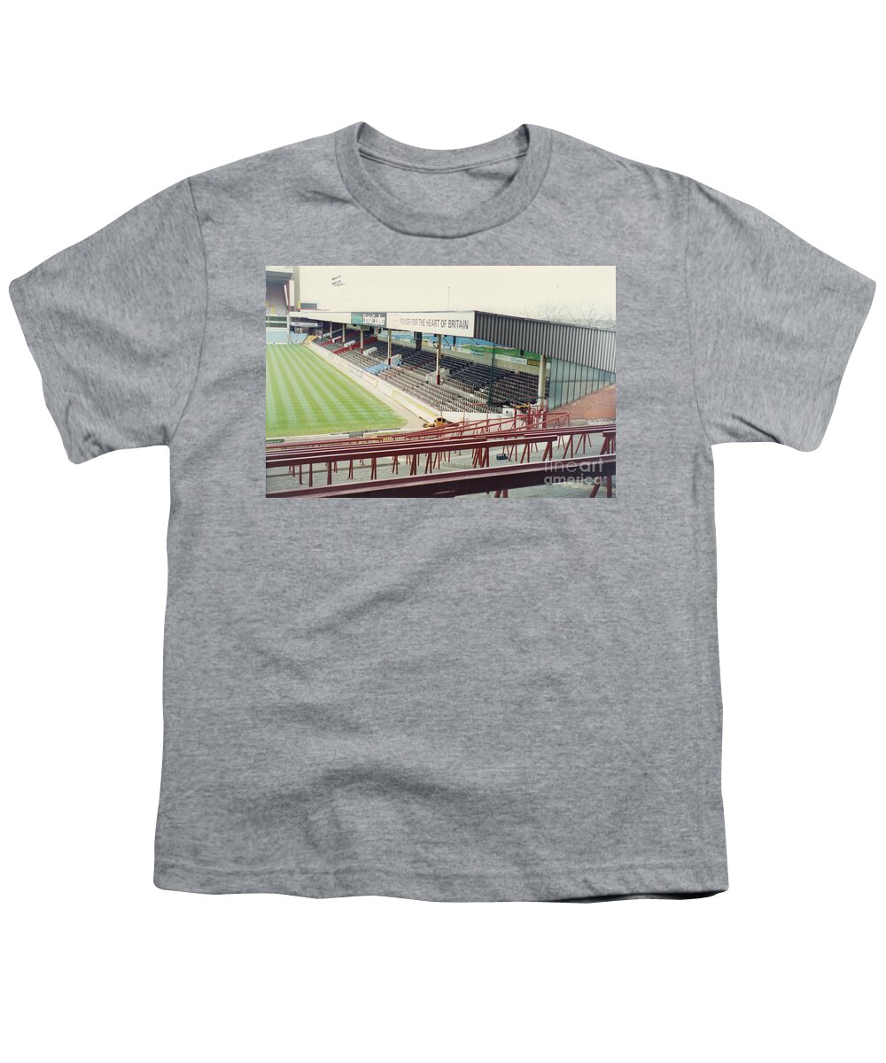 Aston Villa Youth T-Shirt featuring the photograph Aston Villa - Villa Park - Witton Lane Stand 1 - April 1993 by Legendary Football Grounds