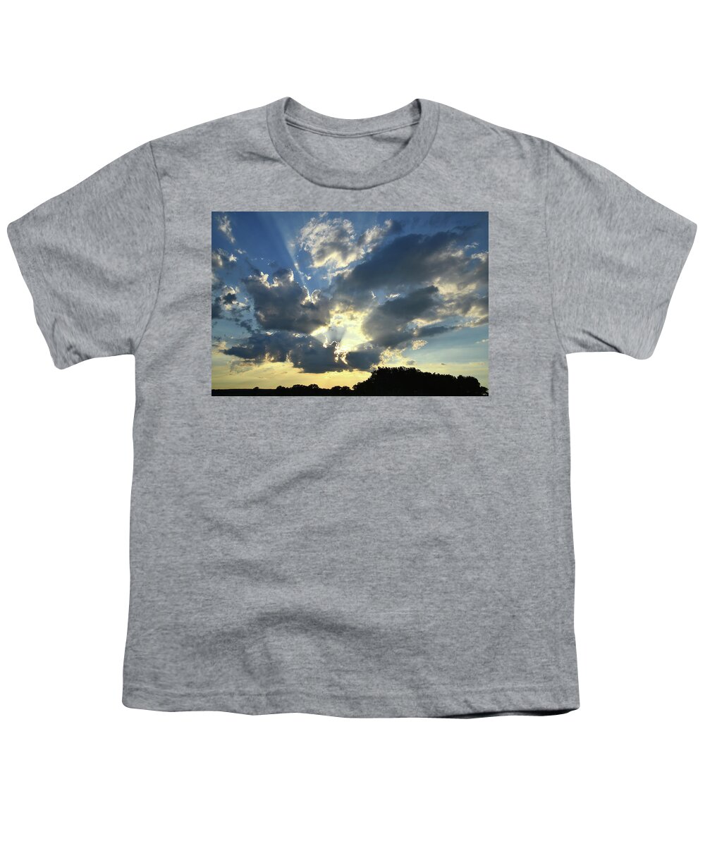 Glacial Park Youth T-Shirt featuring the photograph Beautiful McHenry County Sunset over Glacial Park by Ray Mathis