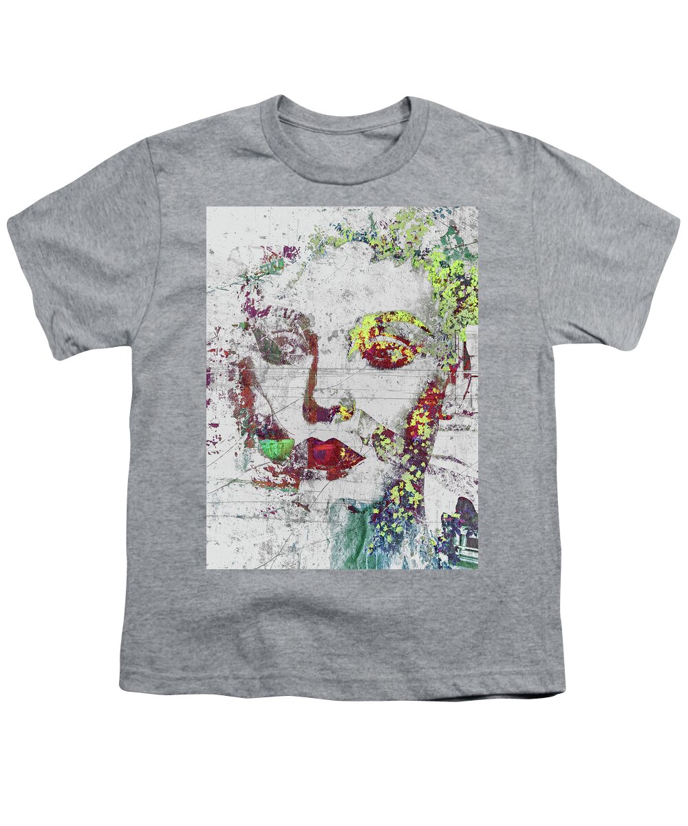 Woman Youth T-Shirt featuring the digital art Behind the colors by Gabi Hampe