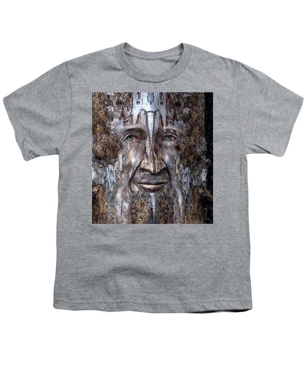 Wood Youth T-Shirt featuring the digital art Bobby Smallbriar by Rick Mosher
