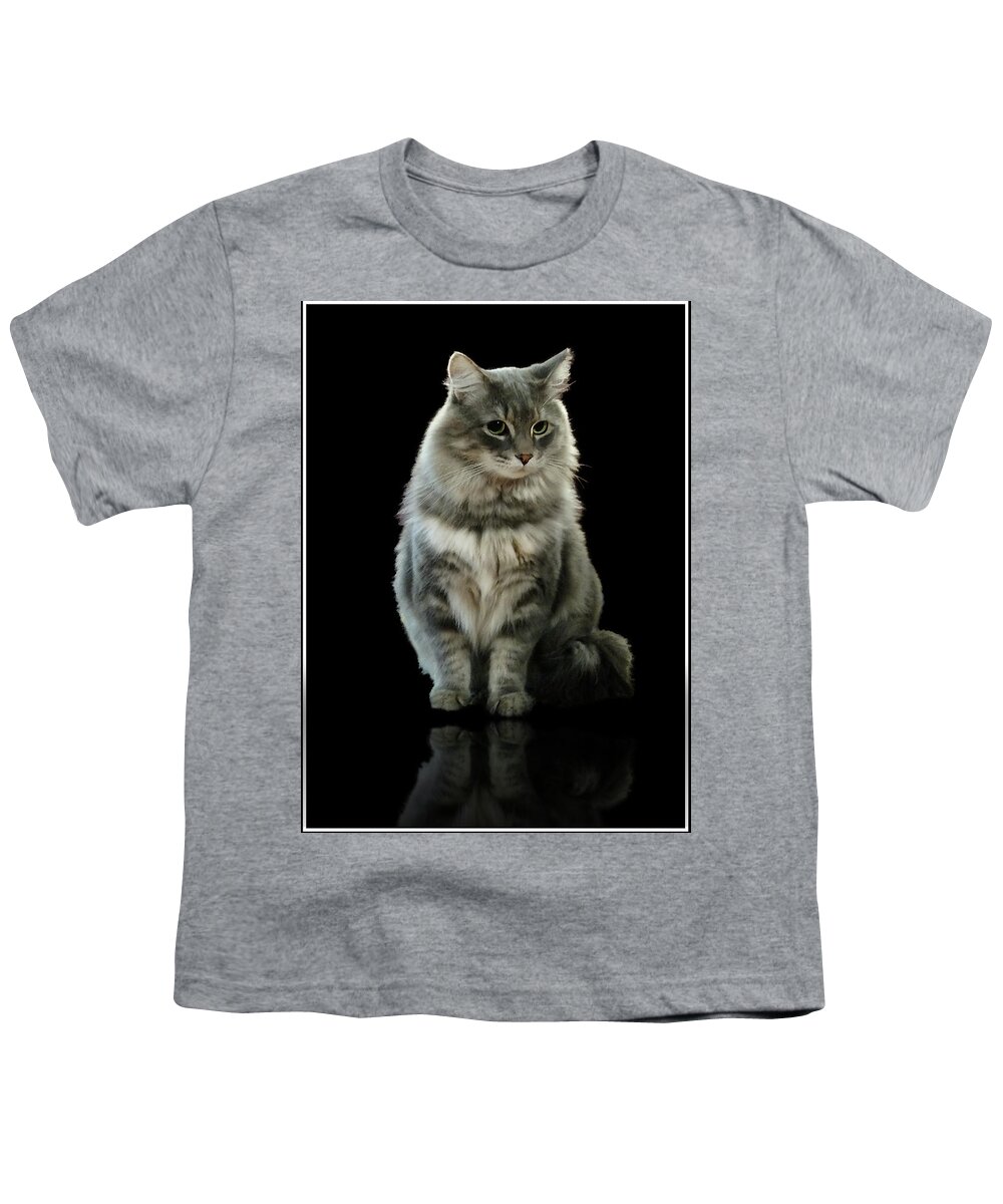 Cat Youth T-Shirt featuring the photograph Bustopher Jones by Aleksander Rotner