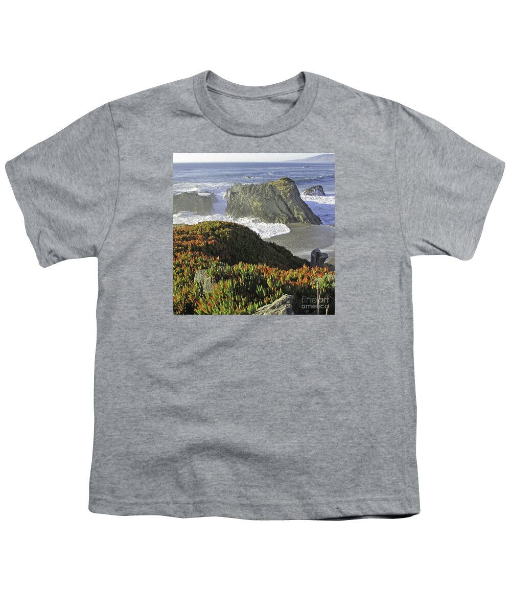 Ocean Youth T-Shirt featuring the photograph By the Sea by Joyce Creswell