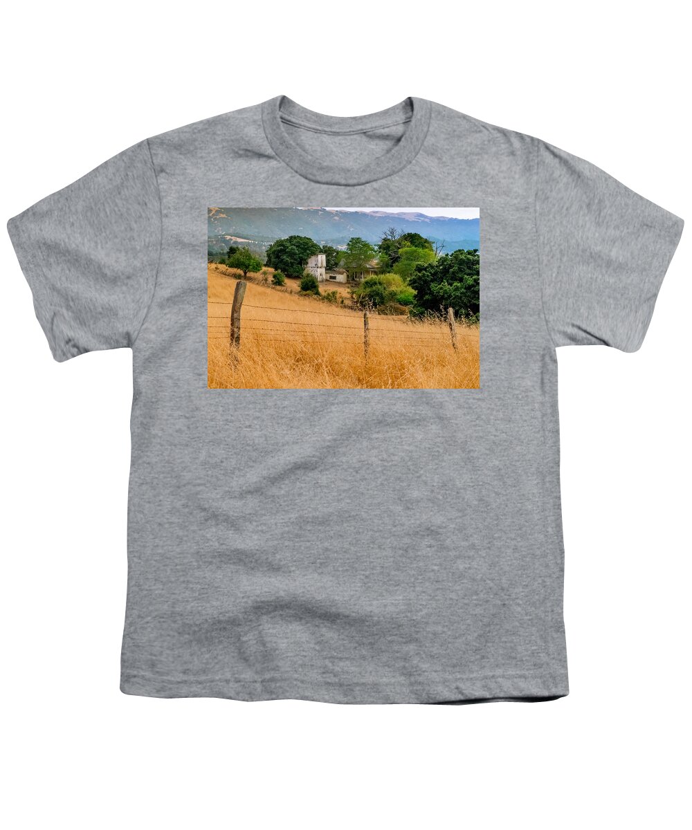California Youth T-Shirt featuring the photograph California Ranch House by Derek Dean