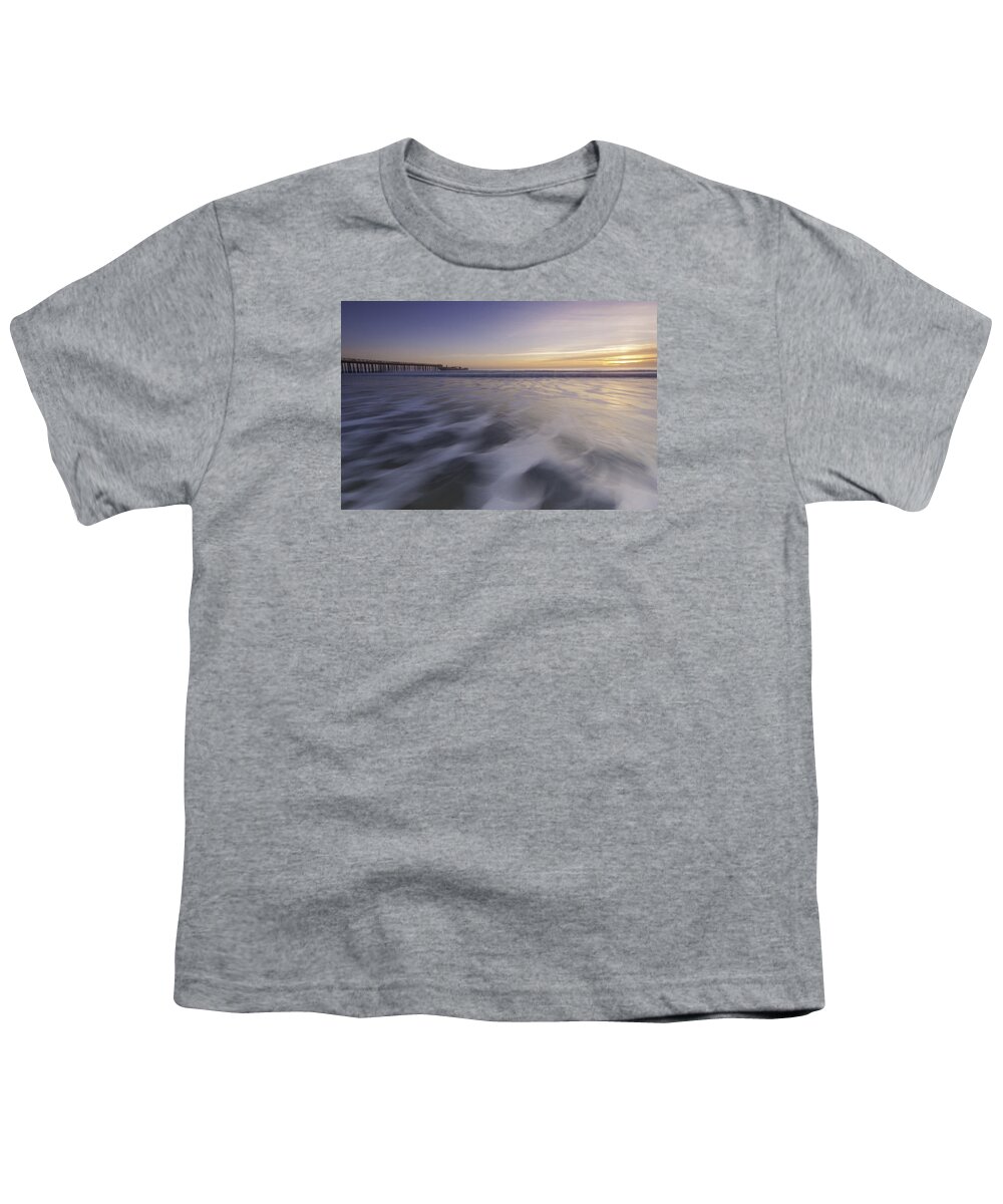 Seascape Youth T-Shirt featuring the photograph Capitola 2 by Catherine Lau