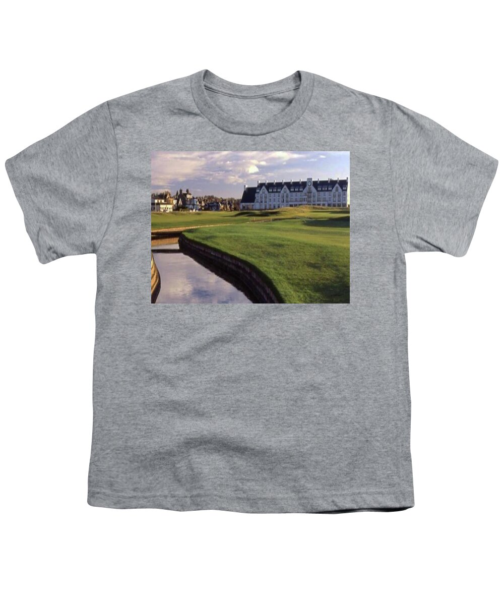 Carnoustie Golf Links Youth T-Shirt featuring the photograph Carnoustie Golf Links by Imagery-at- Work
