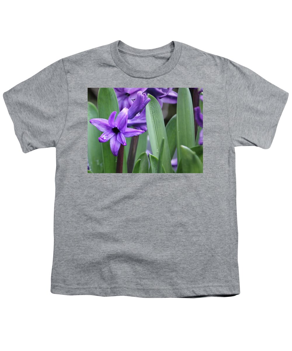 Gardening Youth T-Shirt featuring the photograph Catching Raindrops by KATIE Vigil