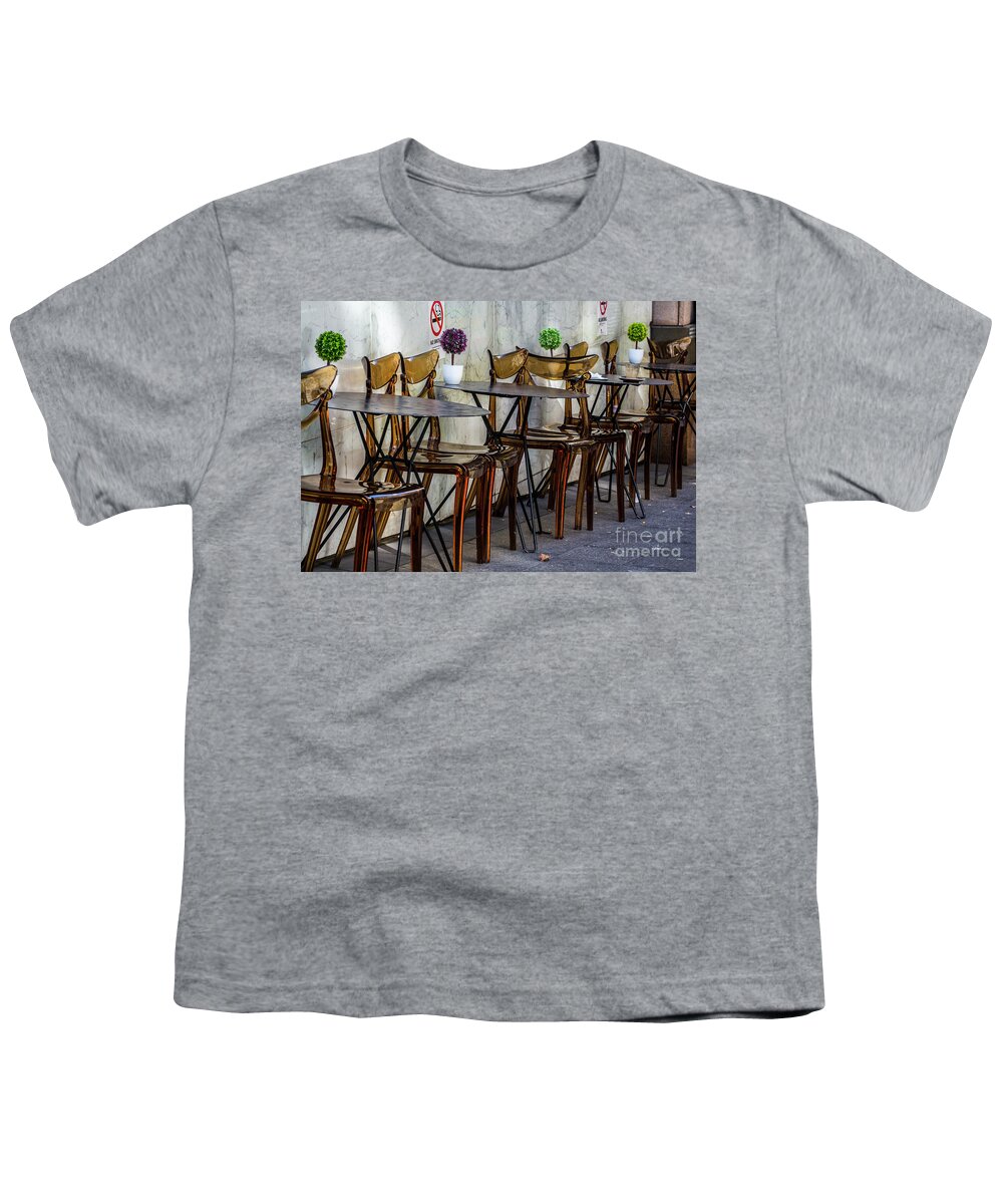 Chairs Youth T-Shirt featuring the photograph Chairs by Sheila Smart Fine Art Photography