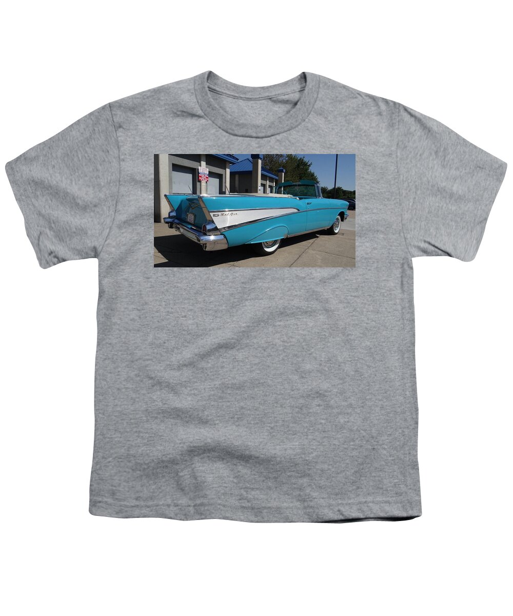 Chevrolet Bel Air Youth T-Shirt featuring the photograph Chevrolet Bel Air by Mariel Mcmeeking