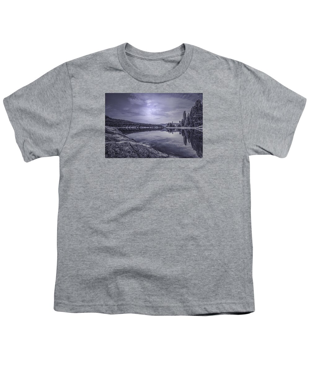 China Bend Youth T-Shirt featuring the photograph China Bend2 by Loni Collins
