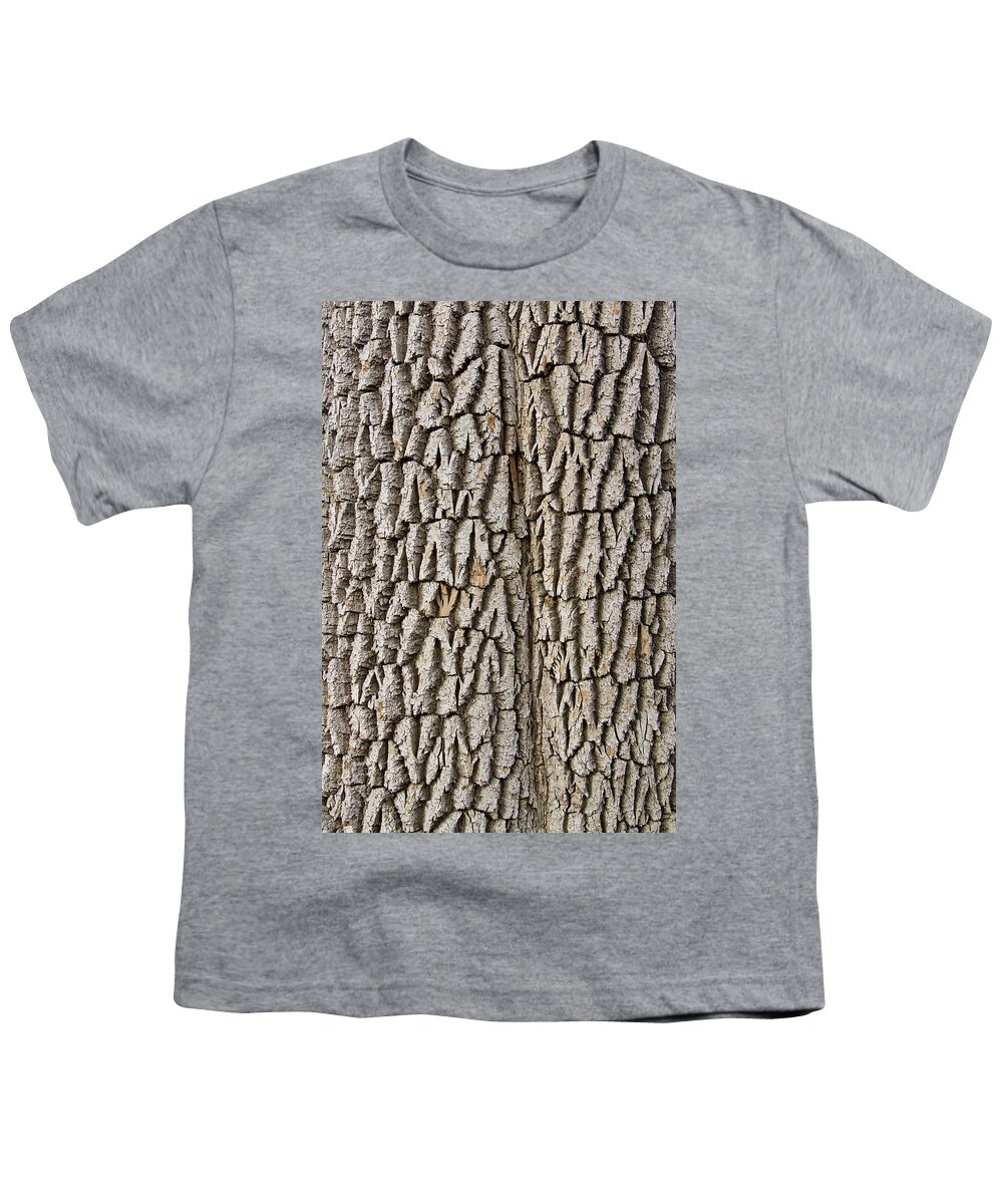 Texture Prints Youth T-Shirt featuring the photograph Cottonwood Tree Texture Print by James BO Insogna