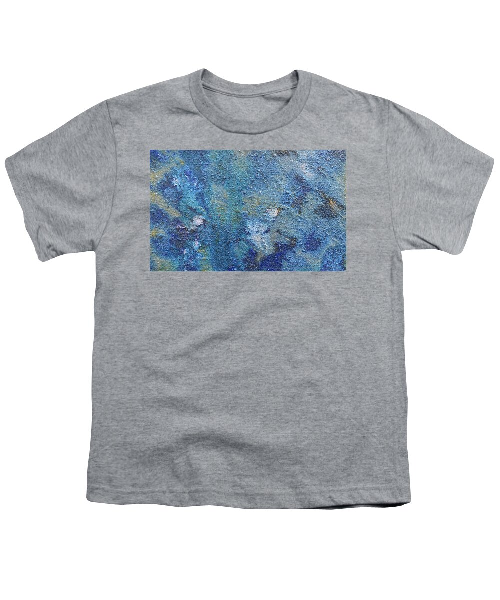 Lyrical Abstract Youth T-Shirt featuring the painting Daily Abstraction 217122201B by Eduard Meinema
