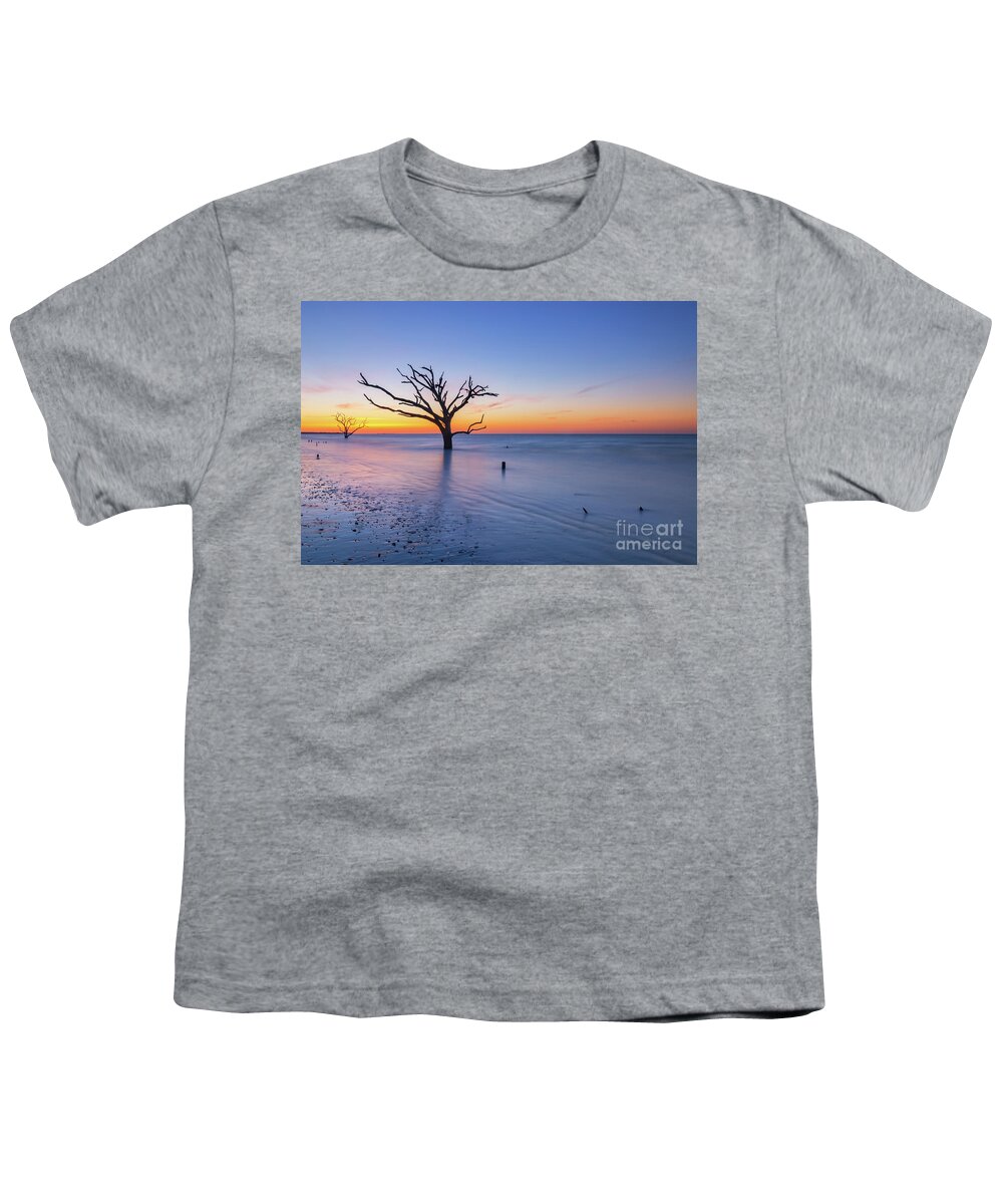 Boneyard Beach Youth T-Shirt featuring the photograph Dead Forest Sunrise by Michael Ver Sprill