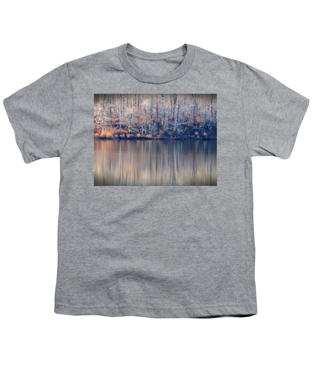 Rickets Glen Youth T-Shirt featuring the photograph Desolate Splendor by David Dehner