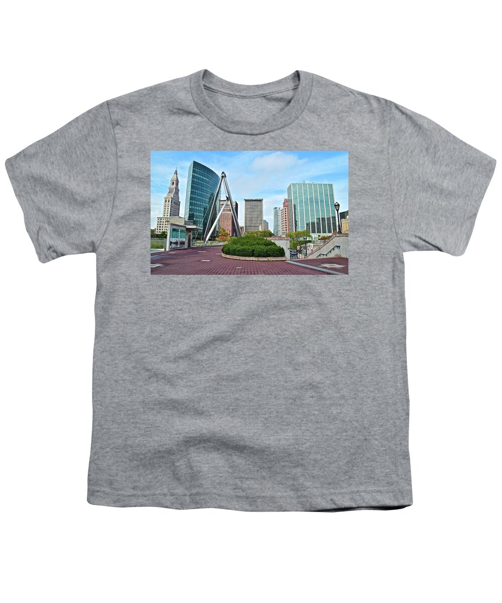 Hartford Youth T-Shirt featuring the photograph Downtown Hartford 2016 by Frozen in Time Fine Art Photography