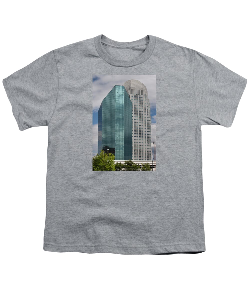 Photograph Youth T-Shirt featuring the photograph Downtown Winston Salem Series III by Suzanne Gaff