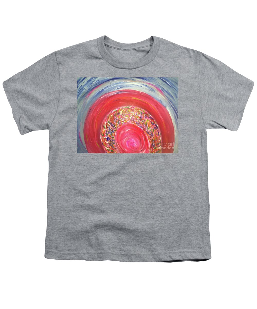 This Is An Acrylic Painting On Canvas. Youth T-Shirt featuring the painting Dreaming in Color by Sarahleah Hankes