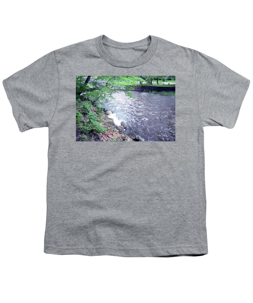 Landscape Youth T-Shirt featuring the photograph Energy of Water - Harsh Malik by Harsh Malik