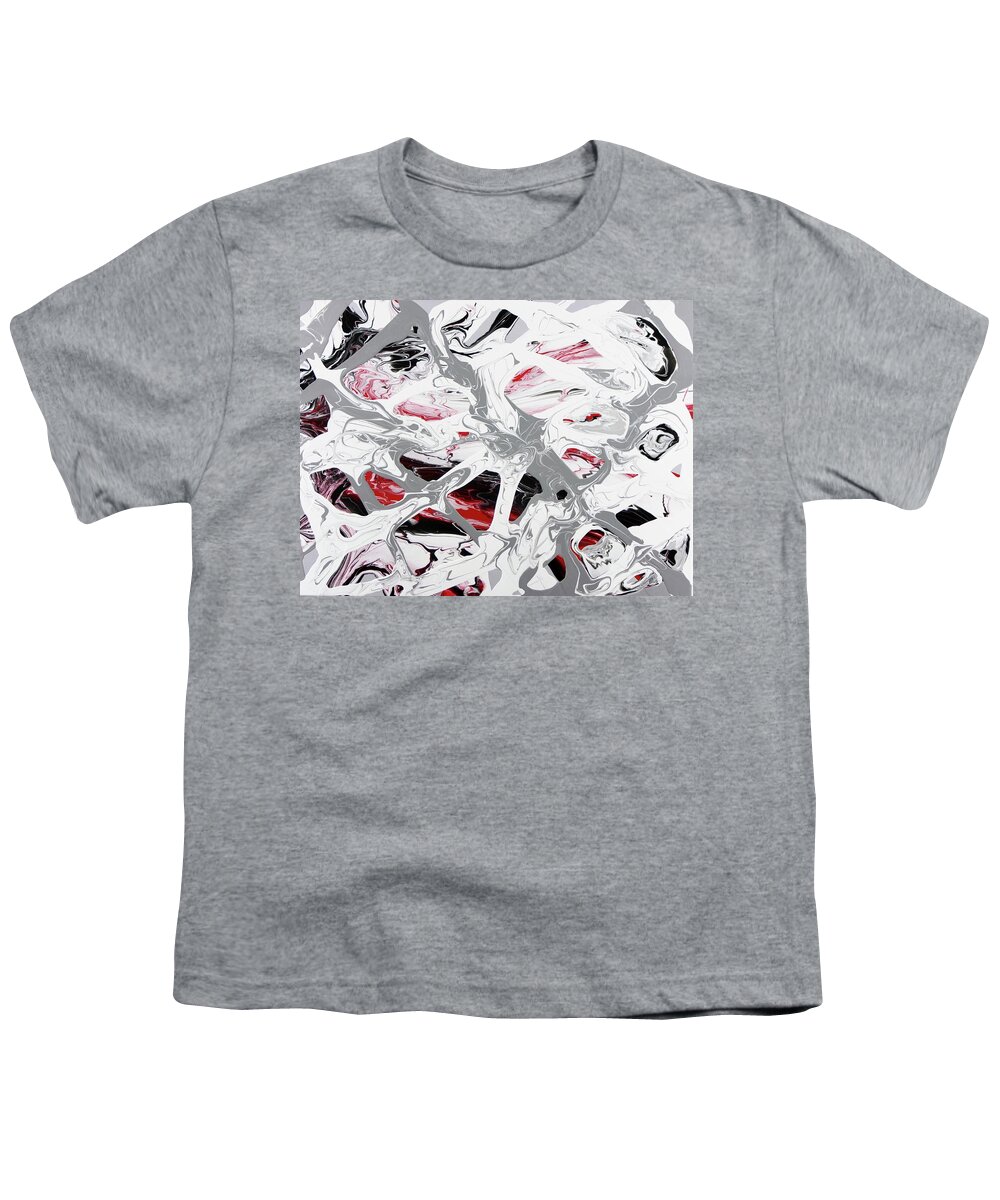 Red Youth T-Shirt featuring the painting Entangle by Madeleine Arnett